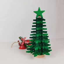 Christmas Mini Felt Tree with Wooden Base