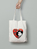 Custom Logo Reusable Tote Bag with Long Rope Handle Screen Printing for Daily Use for Travel and Outdoor Shopping Bag
