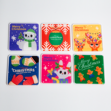 Wholesale Custom Christmas Patter Square And Round Shap Acrylic Coaster Supplier