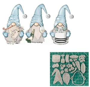 Custom Cutting Dies for Christmas Series, Christmas snowman jigsaw Carbon Steel Chinese supplier