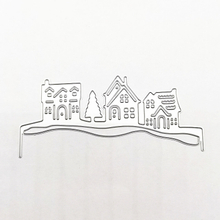 Custom merry Christamas series building carbon steel cutting dies from China Supplier