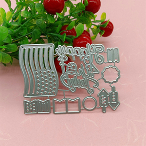 Custom Cutting Dies for independence festival celebration Carbon Steel Chinese supplier