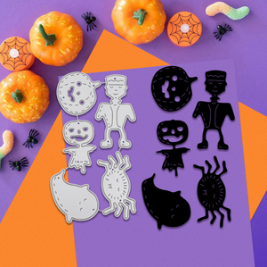Manufacturers Supply Scrapbook Knife Molds DIY Pumpkin Ghost Cutting Die Carbon Steel Decorations for Halloween 