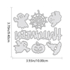 Wholease Halloween Cartoon Ghost Cutting Dies Punch , Carbon Steel Party Decor, Pumpkin Holiday Hanging Ornamen