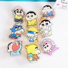 Custom Cartoon stationery Acrylic clips Anime Cartoon Paper Book Clip for student wholesale
