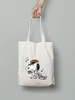 Custom Logo Reusable Tote Bag with Long Rope Handle Screen Printing for Daily Use for Travel and Outdoor Shopping Bag