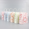 Colorful Circle Pattern Kraft Paper Tote Bag