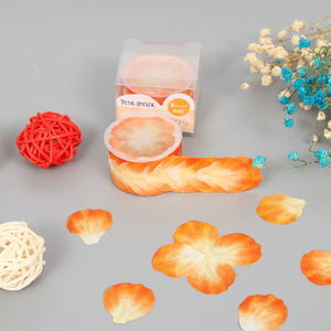 Free Sample DIY Special Flower Shape Die Cut Sticker Washi Tape