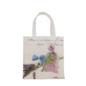 Eco Custom Square Bottom Simple Shopping Tote Non Woven Bag White