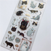 Popular White Black Cat Animal diy pvc sticker