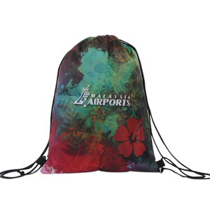 Cheap Baseball Cute Kids Custom Polyester Drawstring Bag