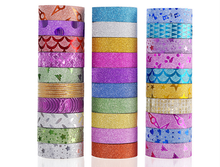 Luminous Colorful Decoration Masking Glitter Tape