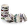 Adhesive Colorful Flower Ink Print Paper Masking Tape