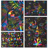 Rainbow Scratch Magic Doodle Notepad for Kids Arts and Crafts