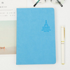 High-grade Leather Custom Logo Eiffel Tower Notebook