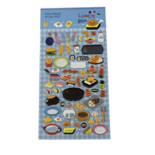 EDL-P107 Custom Funny Kids Lunch Box 3d Puffy Stickers