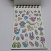 Removable Die Cut Temporary Tattoo Paper Custom Sticker Book for Kids