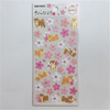 Hot Sale Cartoon Flower Pink Gold Pvc Sticker