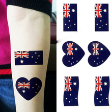 Customized Flag Face Body World Cup Tattoo Lipstick Sticker