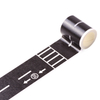 4.8cm*5m Black And White Custom Masking Gift Wrapping Paper Tap