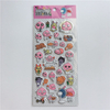 High Quality Cartoon Stickers Printed Puffy Alphabet Stickers