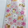 Hot Sale Cartoon Flower Pink Gold Pvc Sticker