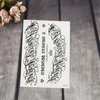 Black And White Waterproof Body Kids Tattoo Sticker Cover Ups