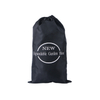 Custom Outdoor Sporting Goods Backpack Black Polyester Drawstring Bag