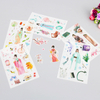 Chinese Traditional Style Instrument Lady Sticker on Cars Kid Sticker
