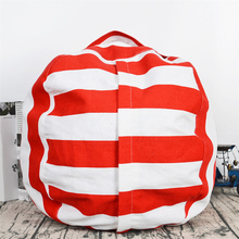 New Red Toy Storage Chair Bag Stuffed Storage Bag
