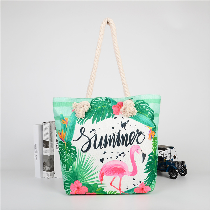 canvas beach bag