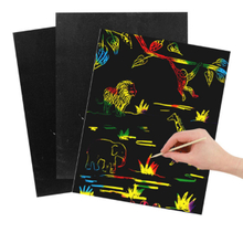 Kids Doodle Art Portable Color Cards Pad Drawing Notebook