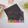 Cheap Colorful Factory Direct Sales Creativity DIY Scratch Paper for Kids with Stencil