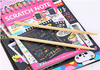 Hot Sale Cartoon Cover Mini DIY Colorful Scratch Drawing Note Creative Gifts for Kids