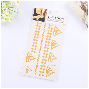 Wholesale Body Temporary Hand Face Gold Tattoo Sticker Buy Online