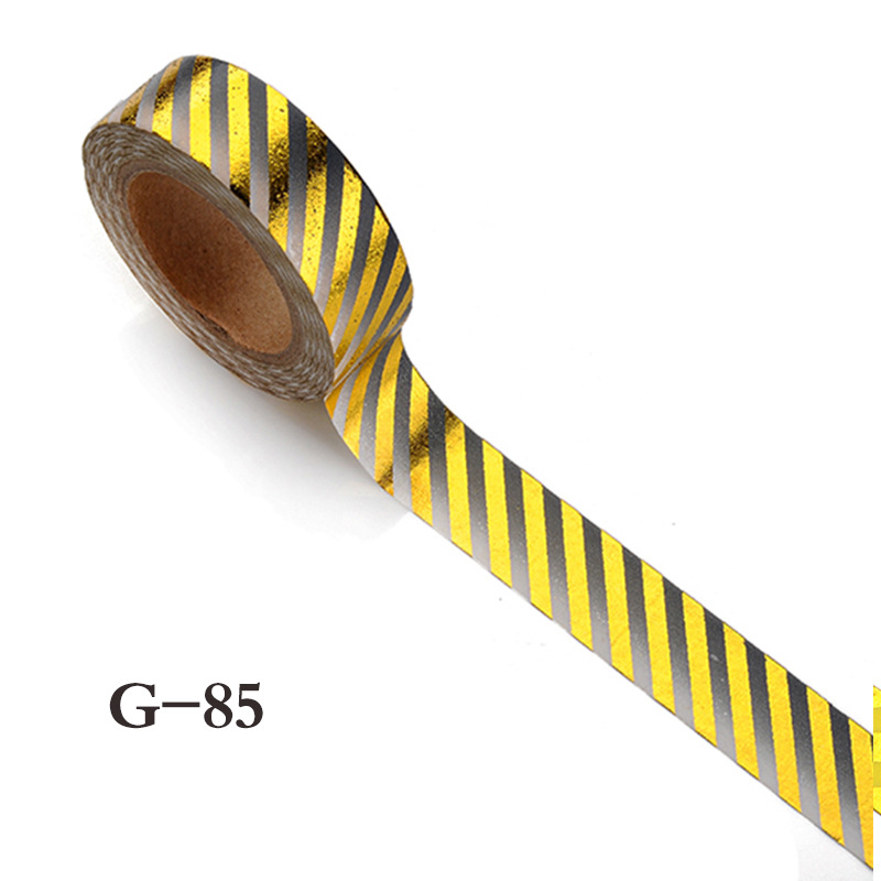 Black Gold Foil Wahi Tape 