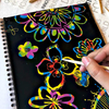 Rainbow Scratch Magic Doodle Notepad for Kids Arts and Crafts