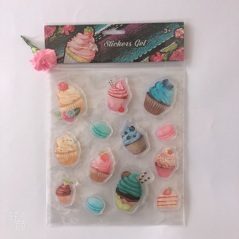 Cartoon Jelly Glue 3D Epoxy Sticker