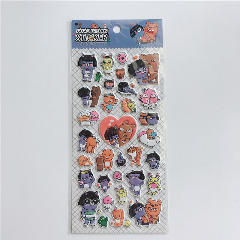 puffy animal stickers Supplier