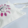 Cute Creative Purple Tree Cotton Handbag Shopping Bag Foldable