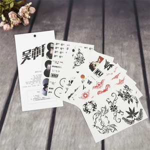 Fashion Sex Woman Body Flash Arm Tattoo Sticker Machine Wholesale