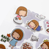 Fashion Custom Kids Toys Cartoon 3D Stickers Children PVC Stickers Bubble Stickers