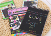 Hot Sale Cartoon Cover Mini DIY Colorful Scratch Drawing Note Creative Gifts for Kids