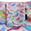 Boguang Wholesale Custom Bird Made Eco Folding Polyester Reusable Foldable Shopping Bag