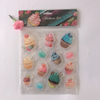 Cartoon OPP Packing Jelly Glue 3D Gel Epoxy Sticker