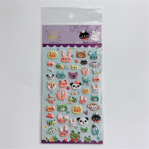 Hot Sale Cartoon Custom Stickers Printed Puffy Stickers Amazon