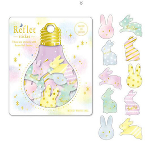 Hot-selling Amazon Puffy Bunny Stickers Kid Sticker