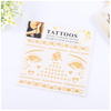 New design country flag temporary gold tattoo sticker wholesale