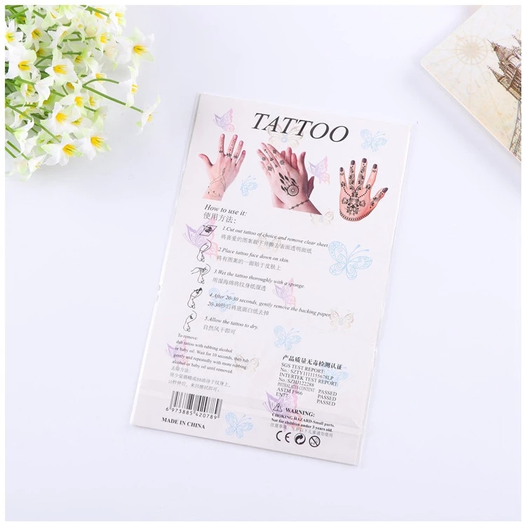 Temporary tattoo sticker for hand Supplier