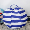 Large Capacity Canvas Stuffed Bean Bag Toy Storage